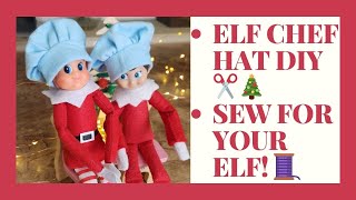 How to Make a Chef Hat for Your Elf (Free Template & Hand Sewing Guide) screenshot 4