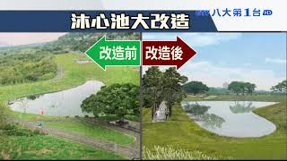 ▼新北河濱新景點 樹林「沐心池」 八大民生新聞 2020121003