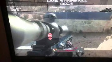 MW3 LADDER STALL TRICKSHOT