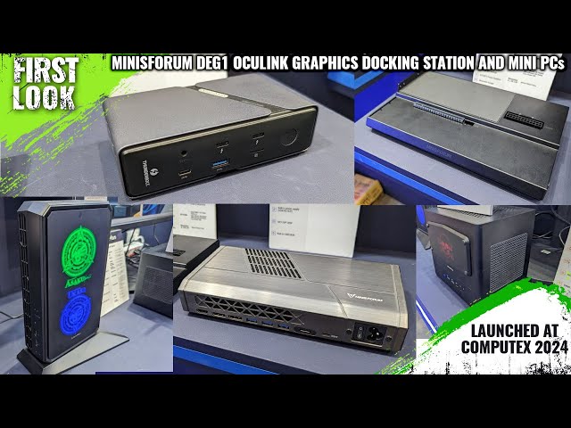 Minisforum DEG1 OCulink Graphics Docking Station, External GPU And