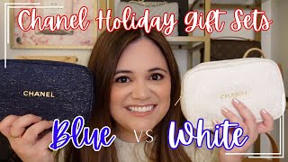 CHANEL 2023 HOLIDAY SETS BLUES VS. WHITE BAG, BLACK FRIDAY SETS