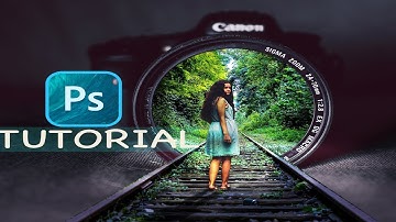 Rails Inside Illusion Photo Manipulation Photoshop Tutorial