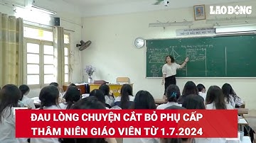 Đau lòng chuyện cắt bỏ phụ cấp thâm niên giáo viên từ 1.7.2024 | Báo Lao Động
