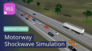 Motorway Shockwave Simulation | PTV Vissim | Product Demo