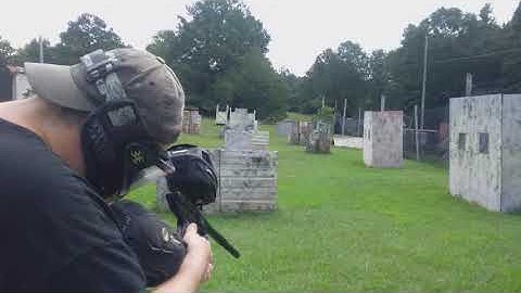 Testing out the Virtue Spire 4 loader on my Bob long VIS @ WildFire Paintball Field in Conyers Ga.
