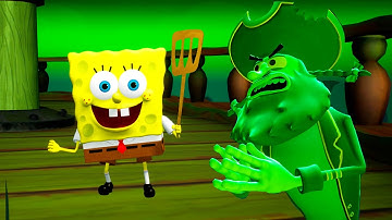 100% Guide Part 14 Squarepants Battle for Bikini Bottom Rehydrated Walkthrough