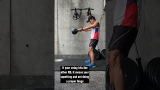 Try this simple technique help improve your kettlebell swings #shorts