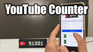Youtube Subscriber Counter - LaMetric Time Unboxing & Hands On Review