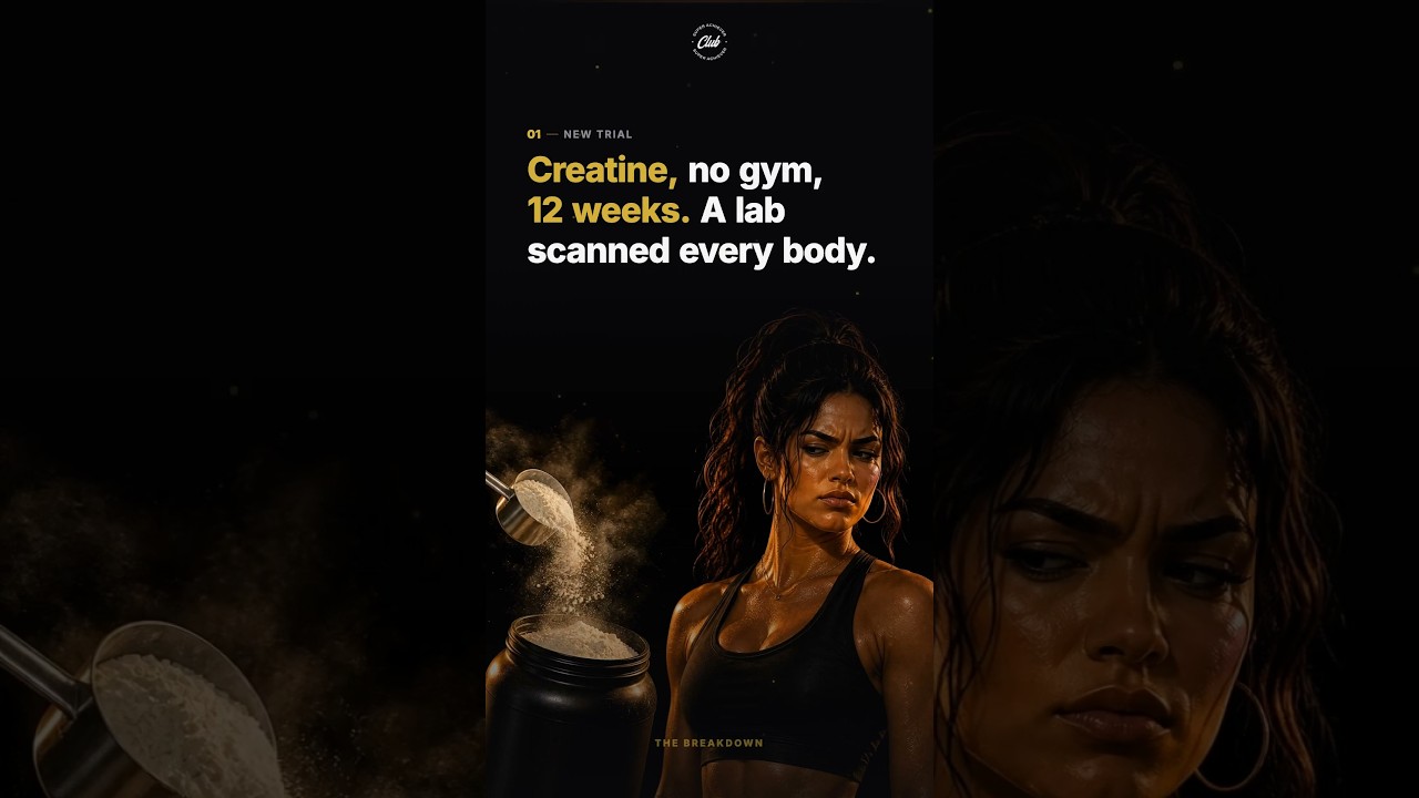 Creatine Without Working Out After 45: 2.4 Pounds of Lean Tissue in 12 Weeks, in a Group of 13
