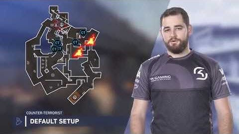 FalleN - Default CT setup on Overpass