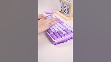 KiiBOOM Breeze 75 Purple  #kiiboom #mechanicalkeyboard #asmr #keyboard#purple