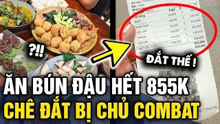 A Customer Paid 855,000 Vnd For A Bowl Of Vermicelli With Tofu, Then Posted A Complaint Online Co...