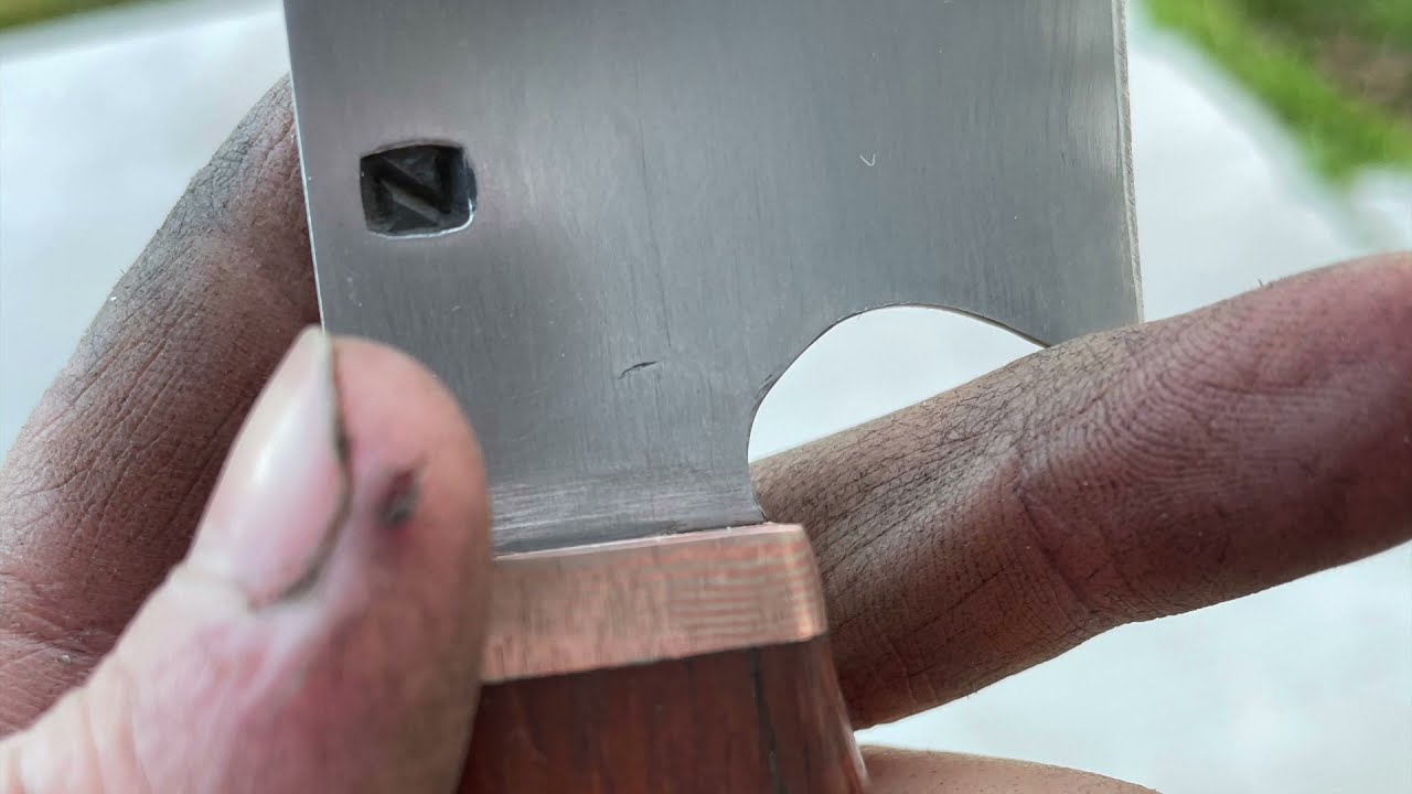 How To a Farriers Rasp Into a Beautiful Chef Knife YouTube