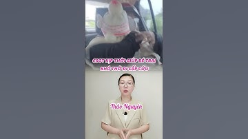 CSGT kịp thời giúp bé trai khó thở đi cấp cứu