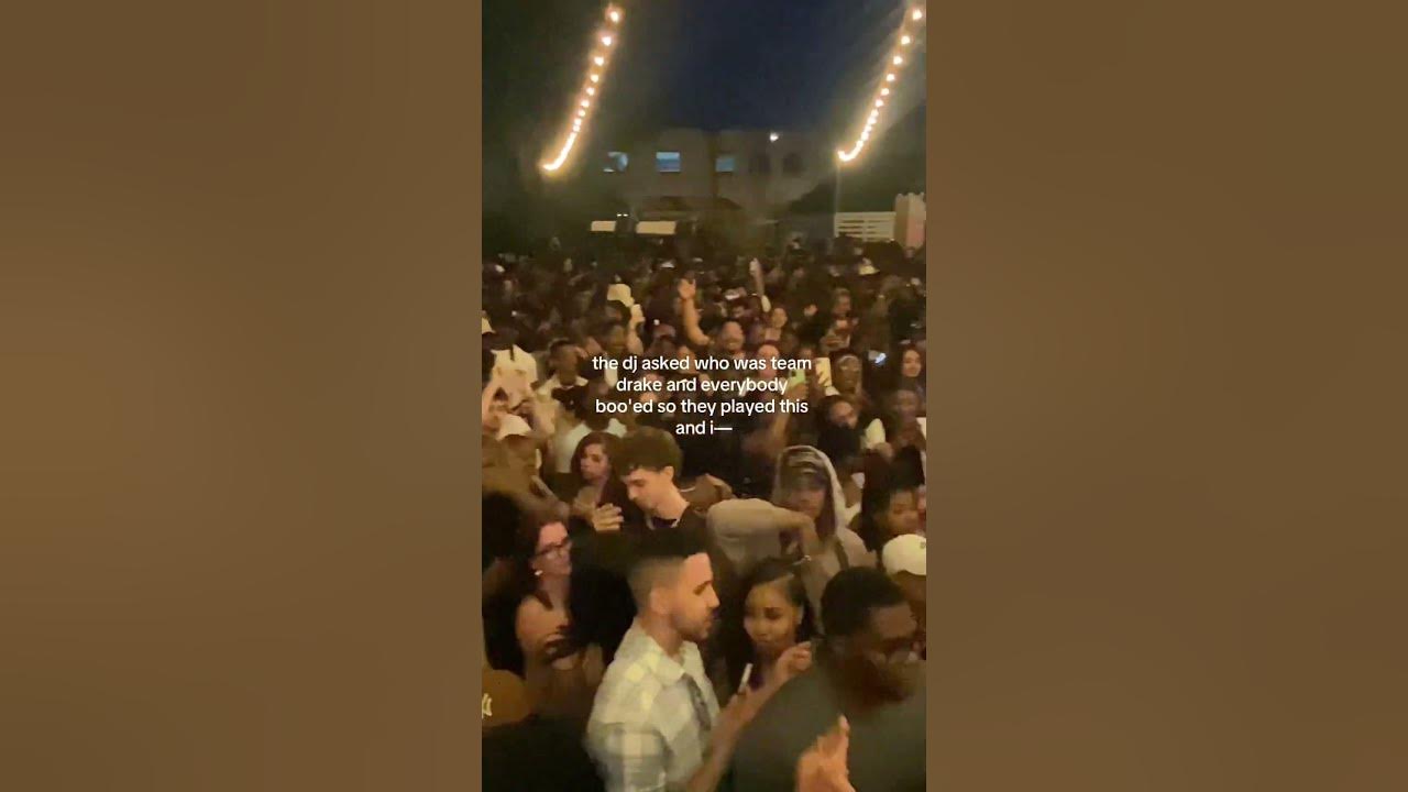 The DJ was playing Not Like Us in Canada 😂