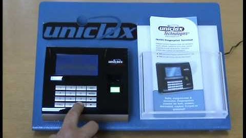 Uniclox TK100/Uni100  - How to Delete a User