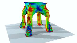 Combined topology and shape optimisation of a chair