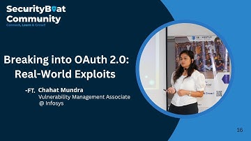 Breaking into OAuth 2.0: Real-World Exploits | Chahat Mundra