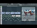 Tate McRae - Just Keep Watching (MIDI + FLP) (FL Studio Piano Tutorial / Cover)