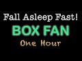 Box Fan Noise For Sleep 1 Hour With Black Screen