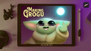 Making Grogu: Procreate Tutorial/Real Time Drawing in Procreate