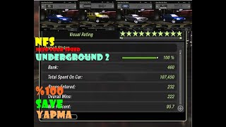 Nfs Underground 2 %100 Save Yapma