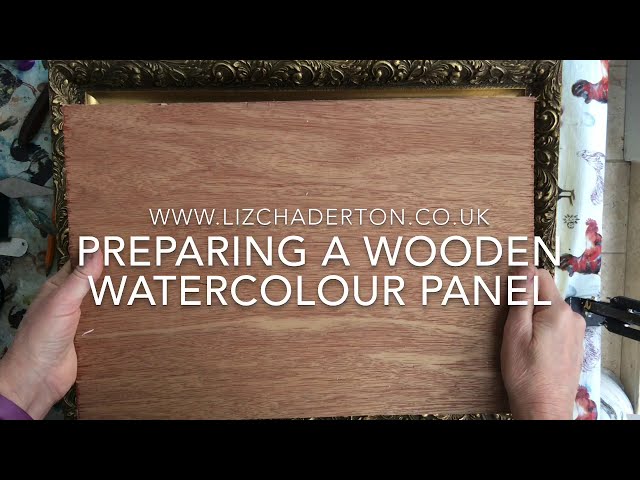 Painting on Watercolor Ground - Robin Tutorial on Wood Panel 