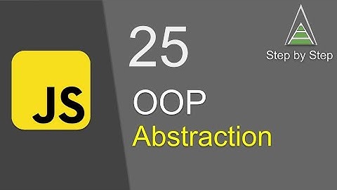 JavaScript Beginners Tutorial 25 | OOP | Abstraction with example