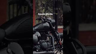 Kalaaa ghodaaaa 🖤🖤🖤🖤 #bulletlover #bullet350 #bulletjournal