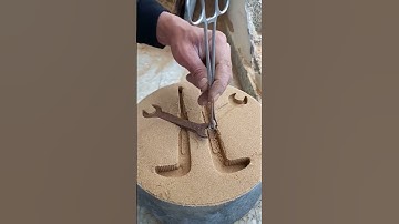 Amazing Sand Casting 🔥🔥 #shorts #short