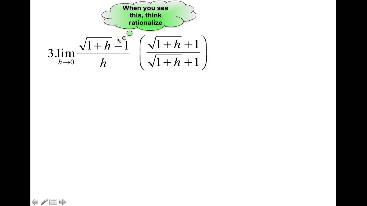 Topic 4-Evaluating Limits Algebraically - YouTube