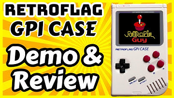 RetroFlag GPI Case Handheld Video Game Console - Demo & Review - RetroPie Guy Product Review