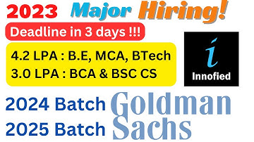 Biggest Hiring | Must Apply 2023 | 25 & 24 Batch Goldmansachs  Golden Opportunity | DTP | DataTpoint