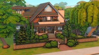  Huge San Sequoia Home || Sims 4 Speedbuild || No CC