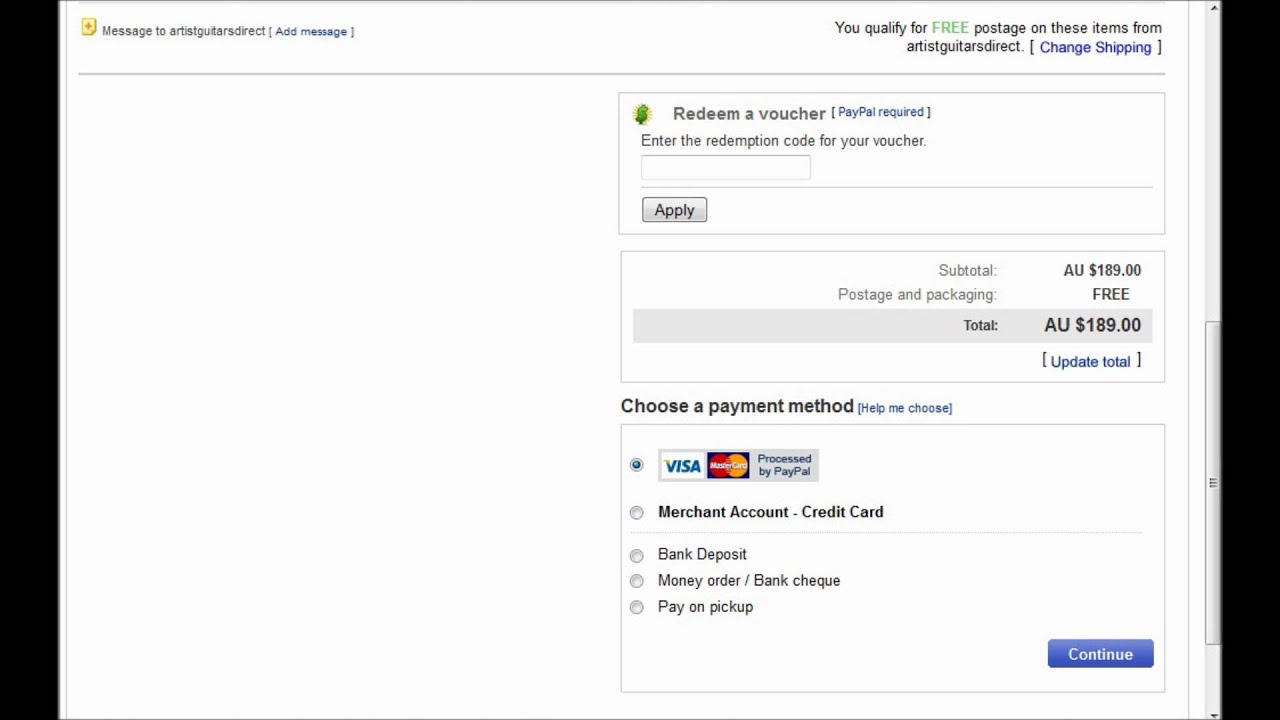 Pay for an Ebay Order using a credit card (When you don't have a PayPal Account) - YouTube