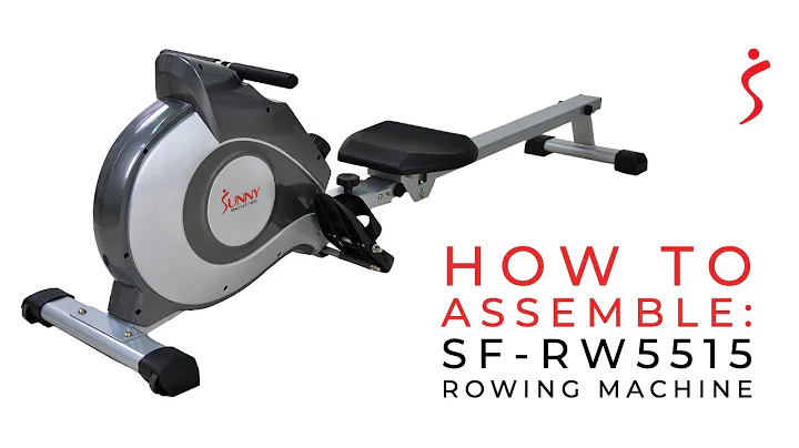 How To Assemble: SF-RW5515 Rowing Machine