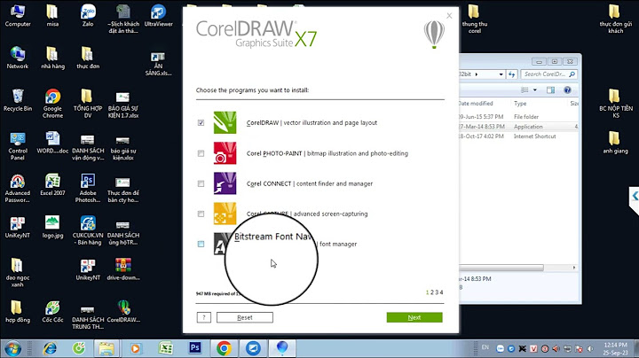 Hướng dẫn cài corel x6 32 bit