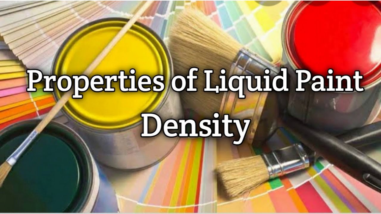 DensityDensity of paintProperties of liquid paintPicnometerstandard