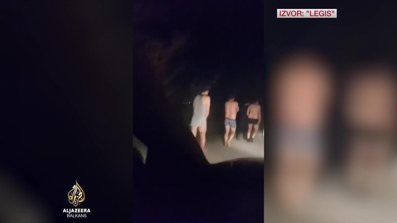 لقطات مصورة تُظهر إساءة معاملة المهاجرين، ووزارة الداخلية الصربية تنفي الاتهامات.