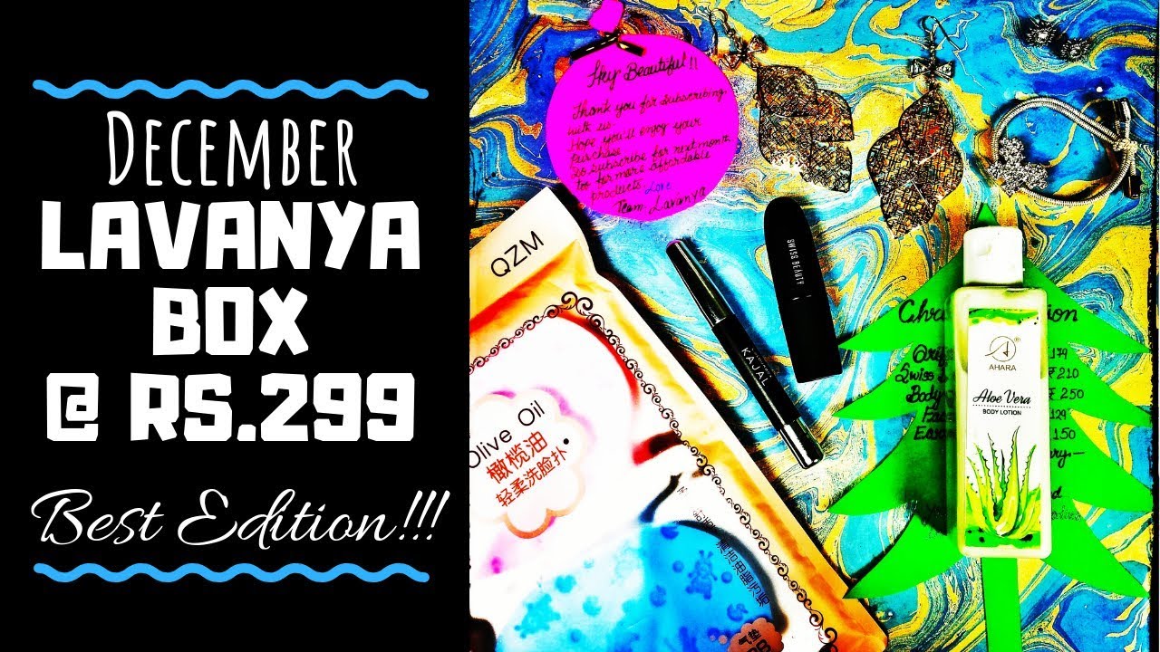 Lavanya Box December 2018 @299 | Best Edition?? | Unboxing & Review