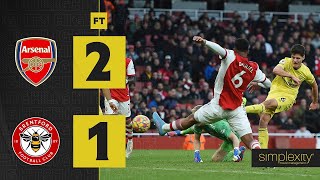 Arsenal avenge opening day defeat | Arsenal 2 Brentford 1 | Premier League