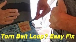 Repair a Torn Belt Loop (with Pictures) - Instructables