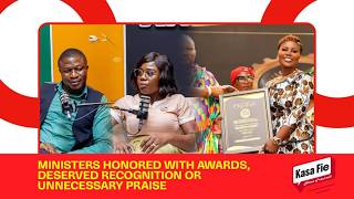 MINISTERS HONOURED WITH AWARDS - Deserved recognition for outstanding service or unnecessary praise?