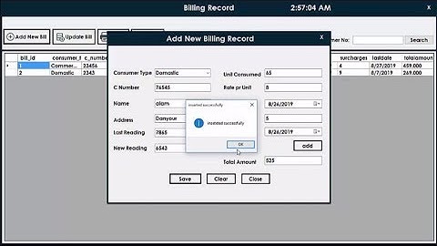 How to Developed Electric Billing Management System (Add new bill record) step by step in C# part 5