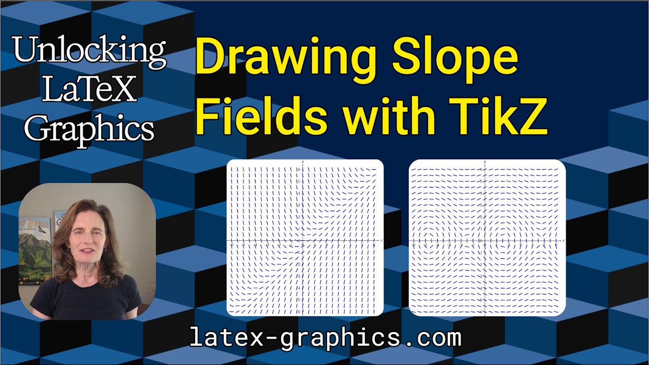 Plotting a Slope Field with TikZ (Unlocking LaTeX Graphics, Ep. 60)