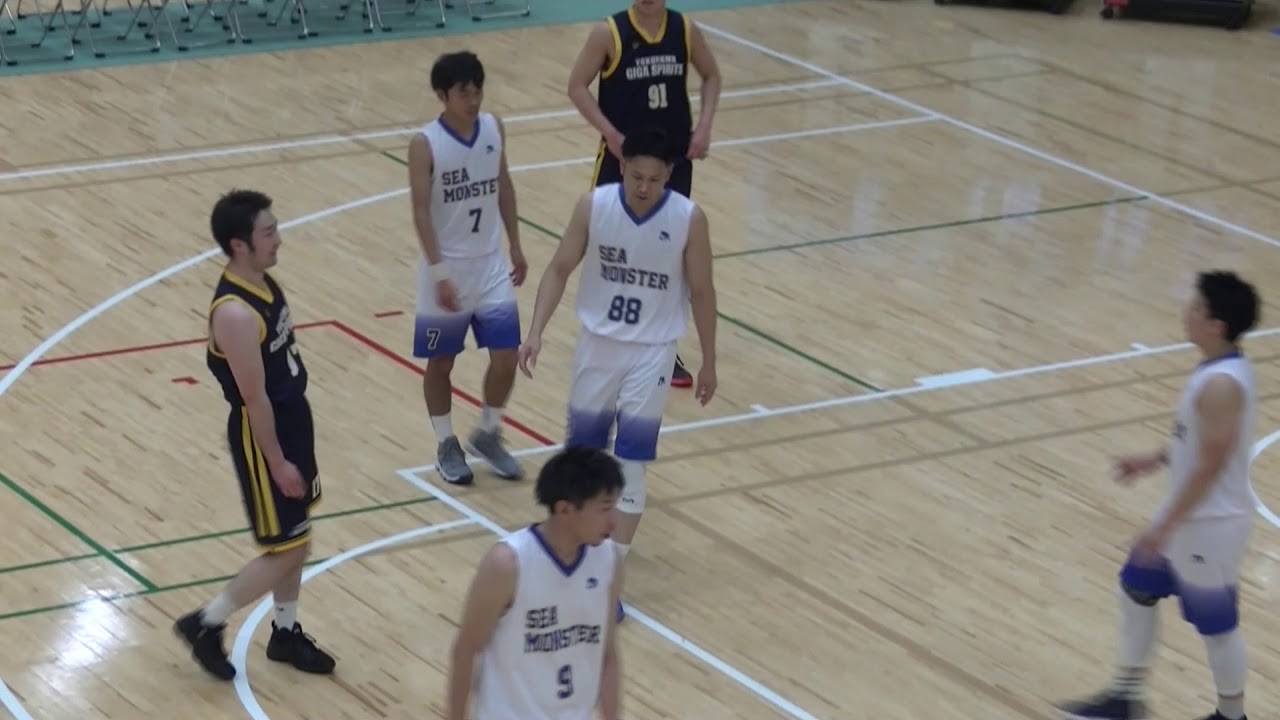 平成29年度 第31回 関東クラブバスケットボール選手権大会 準々決勝 Sea Monster Vs Giga Spirits Youtube