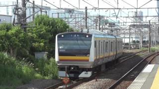 【E233系中原車試運転】南武線E233系8000番台 ナハN1編成 試運転 横須賀線新川崎駅にて