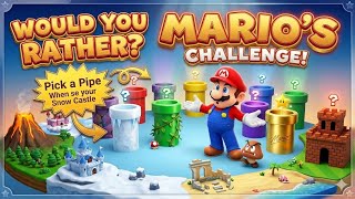 Mario Would You Rather? Mario Pipe Brain Break! 🌟  screenshot 5