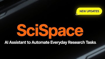 SciSpace: AI-assistent voor onderzoek, nieuwe updates