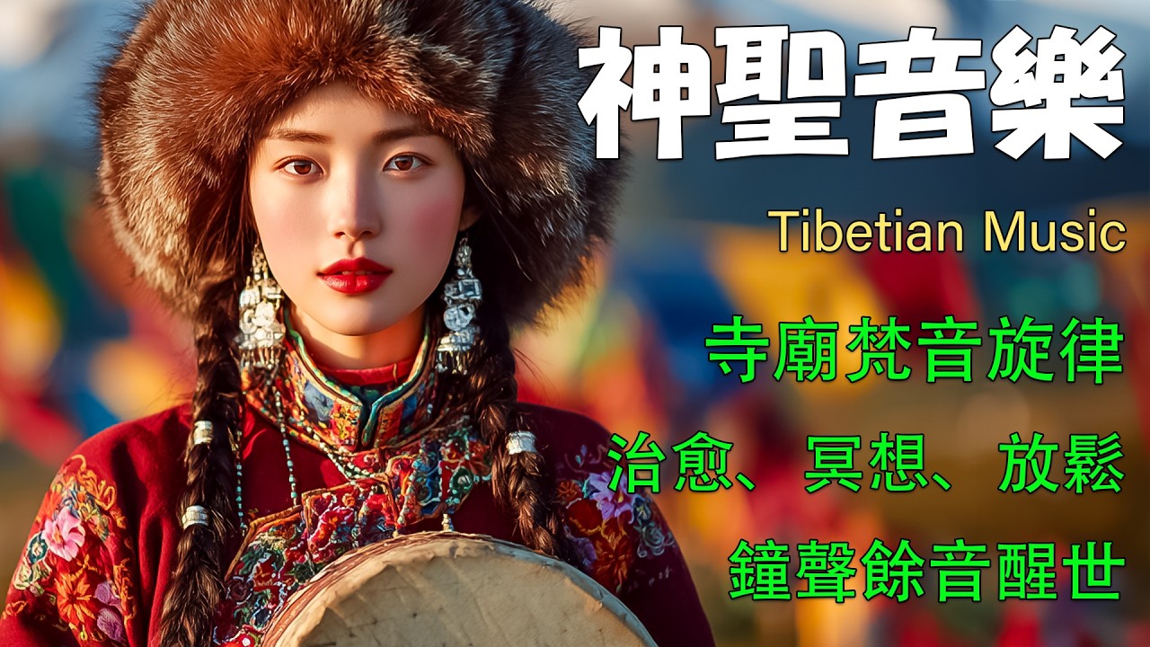 西藏聖殿梵音共振｜頌缽與誦經頻率淨化負能量，喚醒內在平靜 #healingmusic #meditation